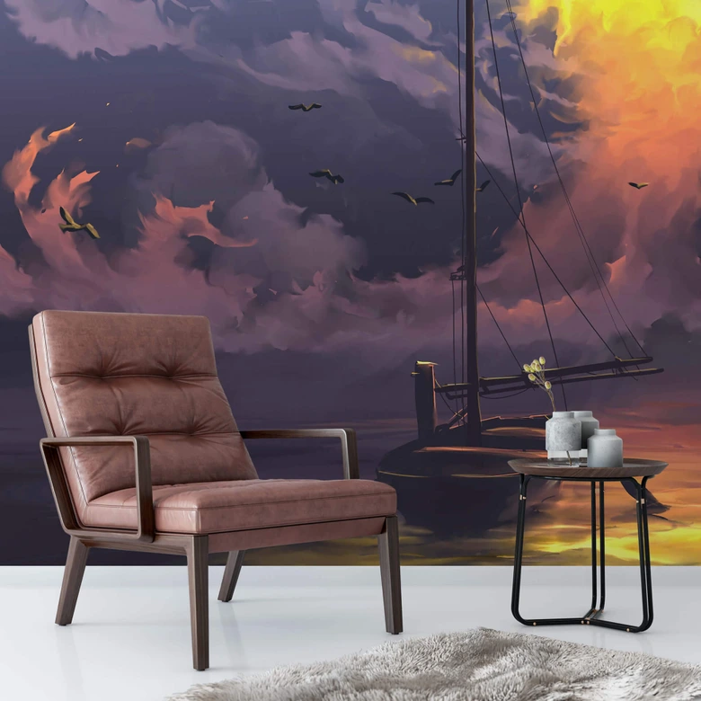 Fototapete aerroscape - Segelboot 