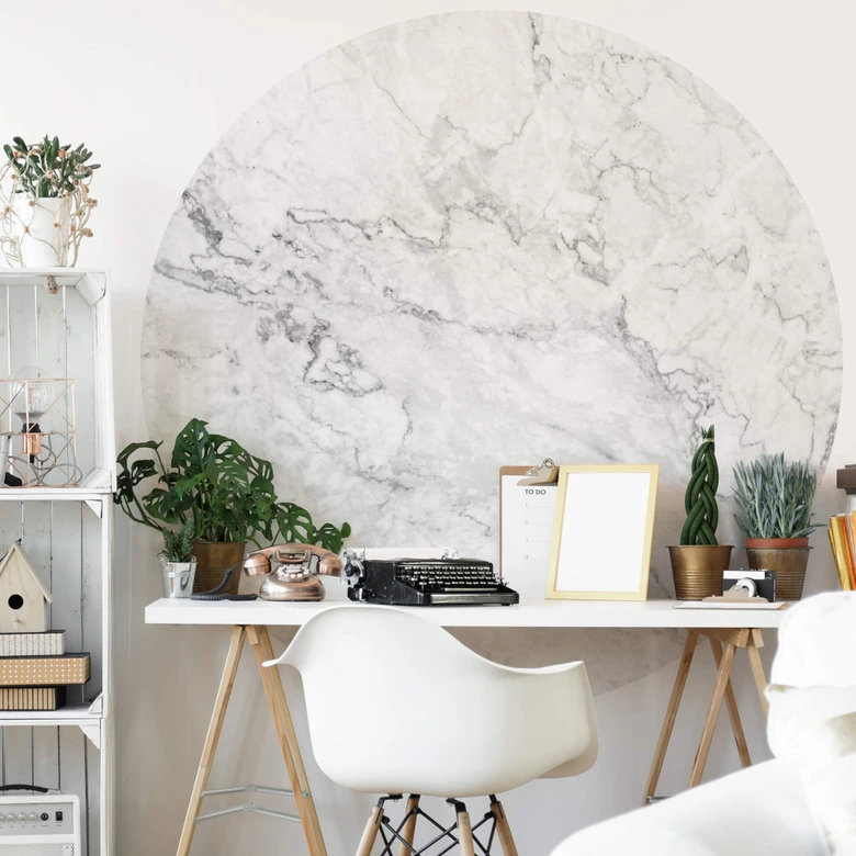 Fototapeta na ścianę Marmur 10 - Okrągły - tapeta flizelinowa/tapeta flizelinowa samoprzylepna 