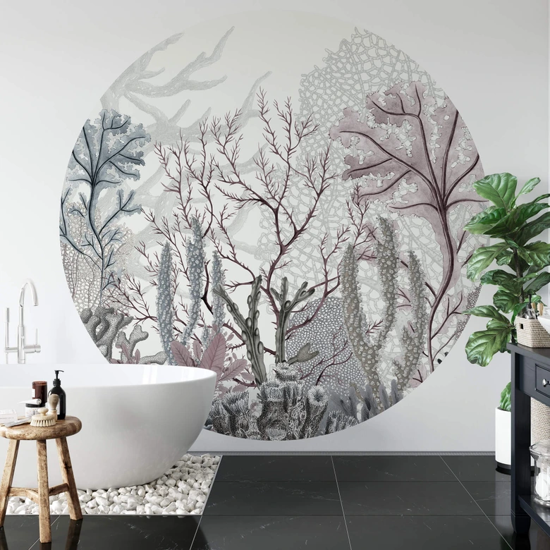 Sir Edward - Sea Wonders - fotomural redondo - Papel pintado autoadhesivo/no tejido 