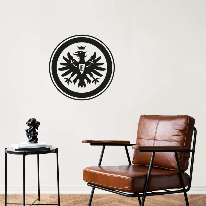 Wandtattoo Eintracht Frankfurt Logo einfarbig 