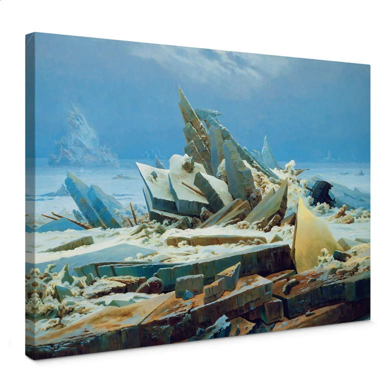 Tableau sur toile Friedrich -  La mer de glace 