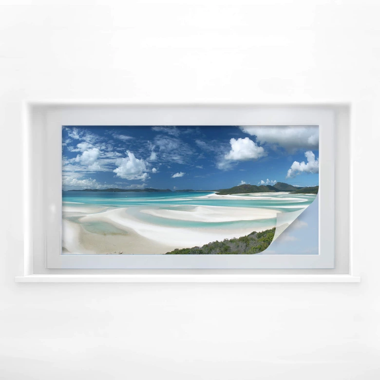 Raamfolie Whitehaven Beach  