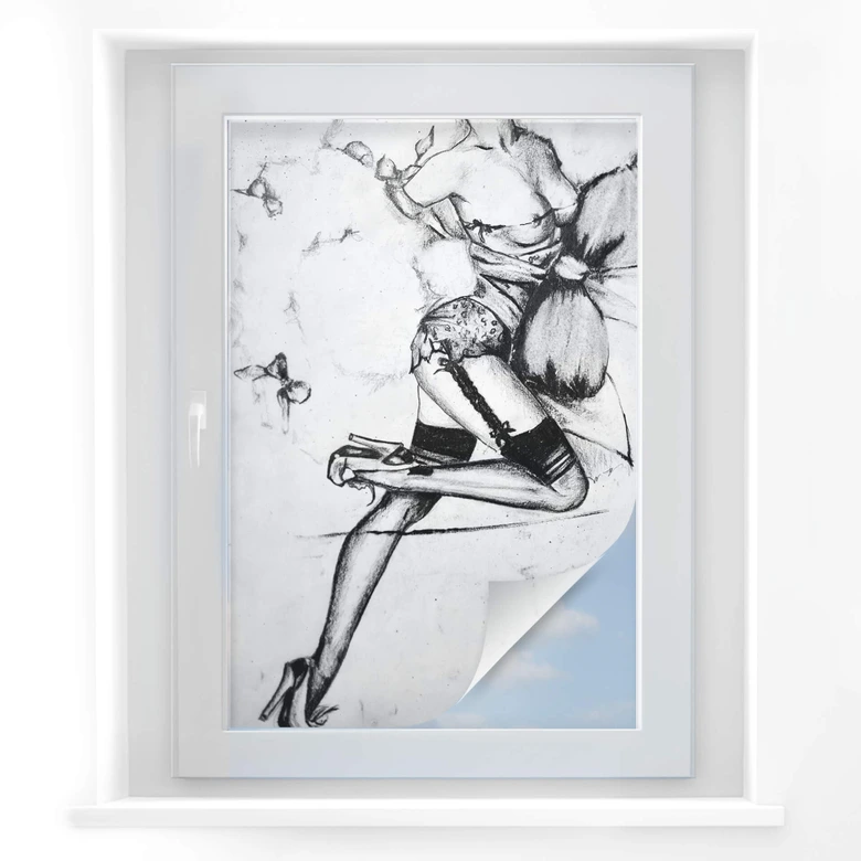 Sichtschutzfolie Verführerisches Pin-up 