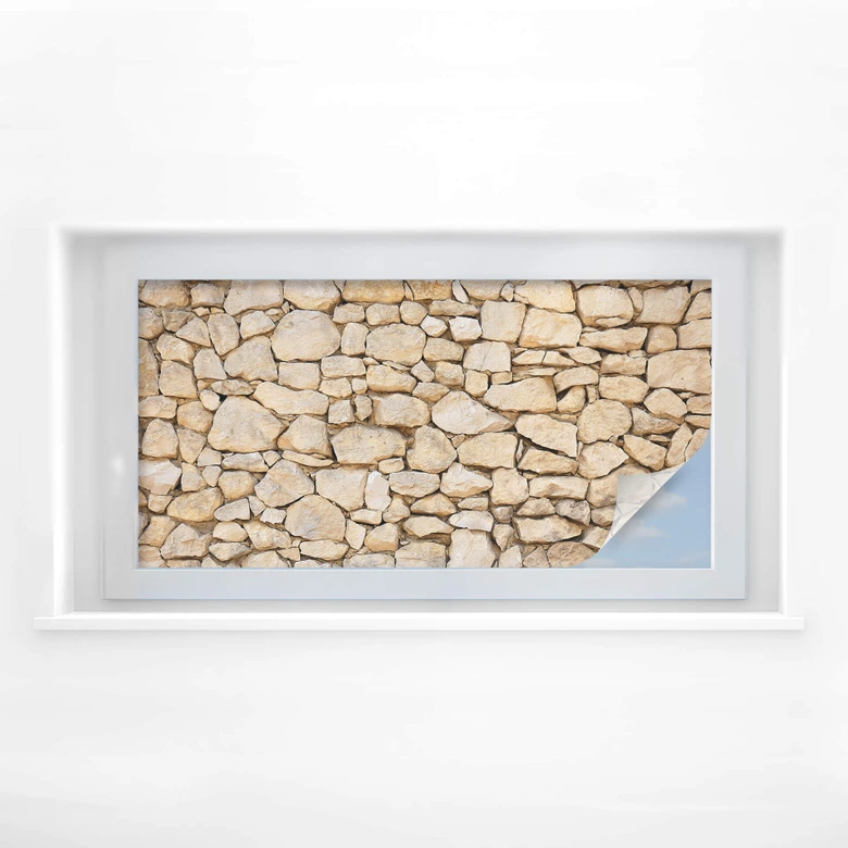 Raamfolie Muur 01 