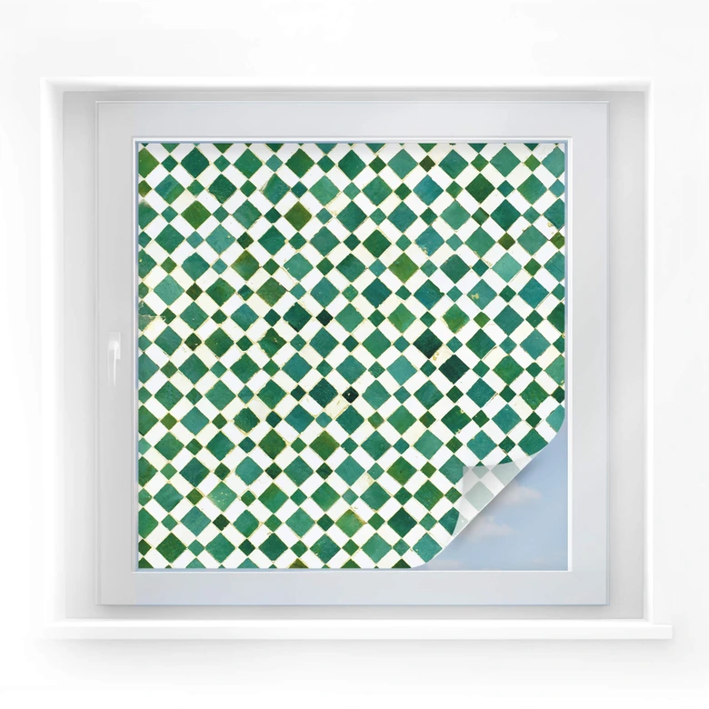 Sichtschutzfolie Mosaik 02 - quadratisch 