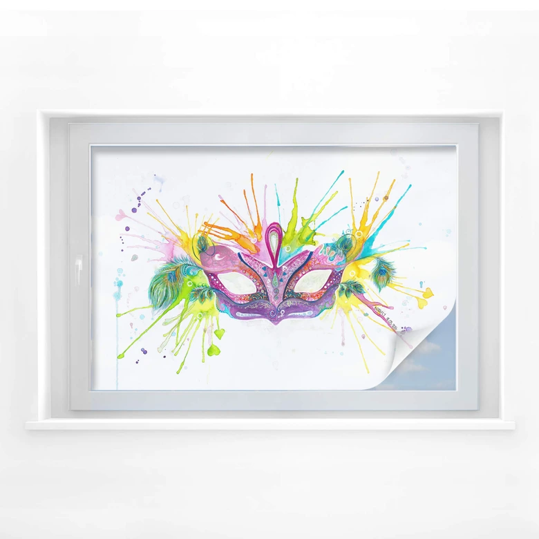 Sichtschutzfolie Buttafly - Mardi Gras 