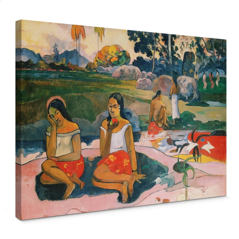 Leinwandbild Gauguin - Die wunderbare Quelle 
