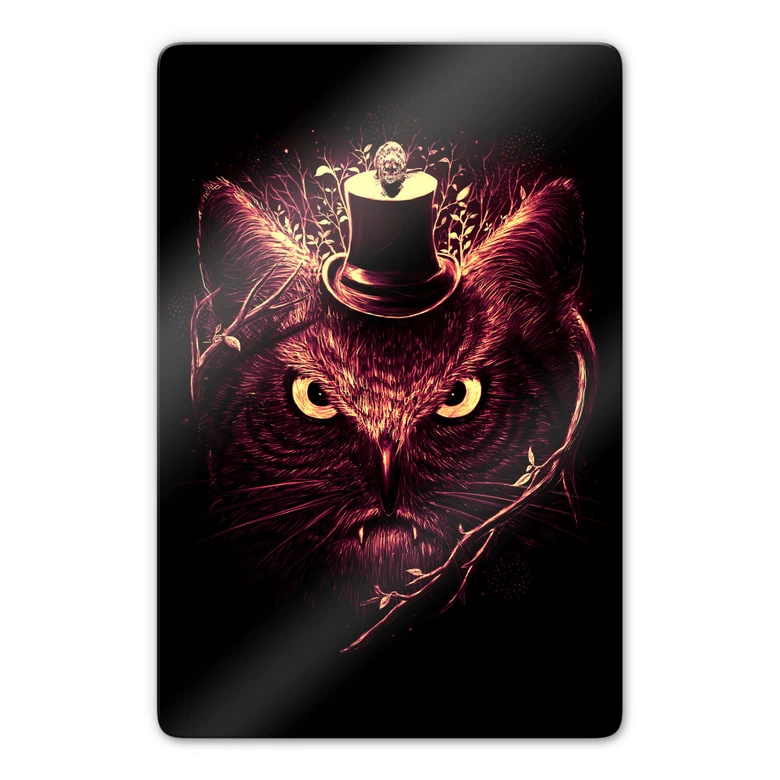 Glasbild Nicebleed - Meowl 