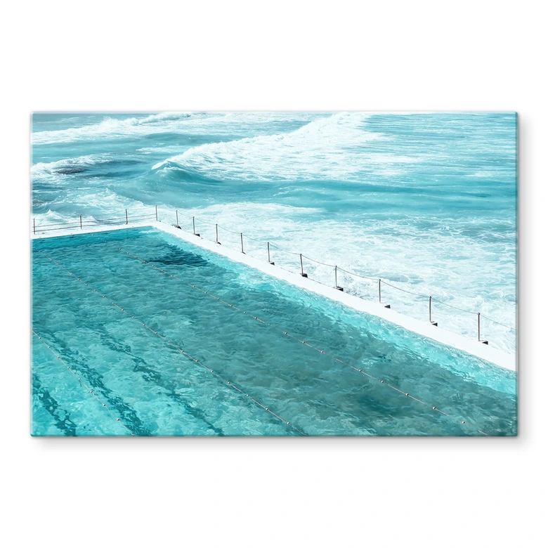 Glasbild Bondi Beach in Sydney - ByeEye 