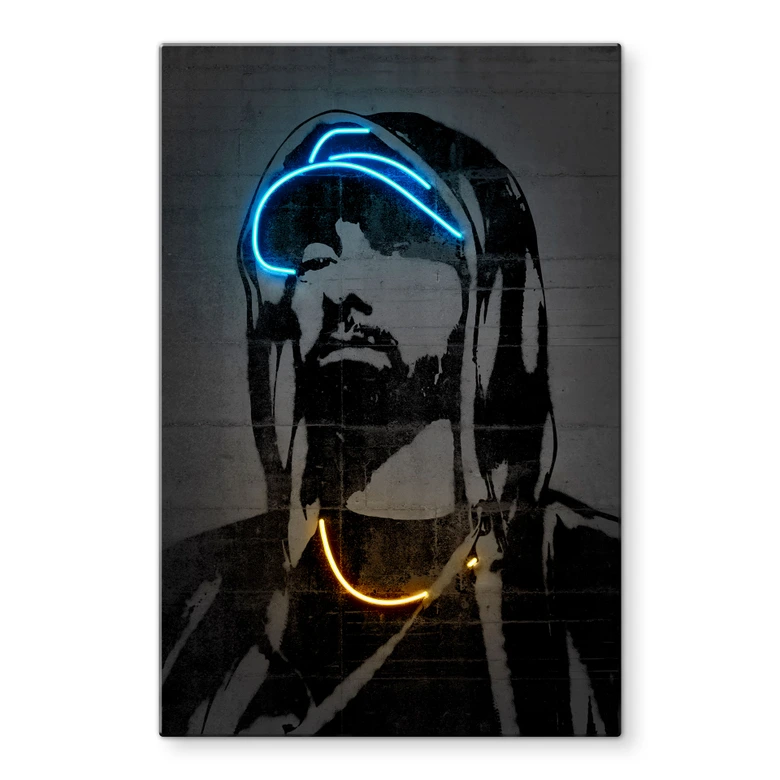 Tableau en verre Eminem - Mielu 