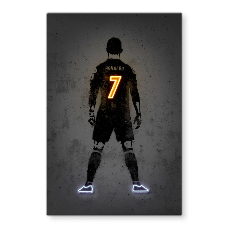 Glasbild Ronaldo - Mielu 