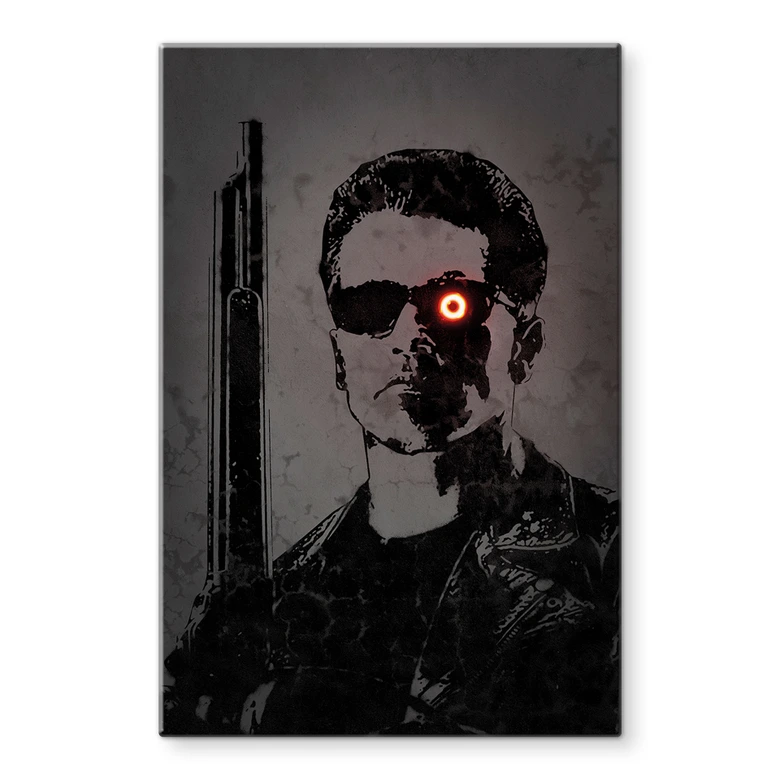 Glasbild Terminator - Mielu 