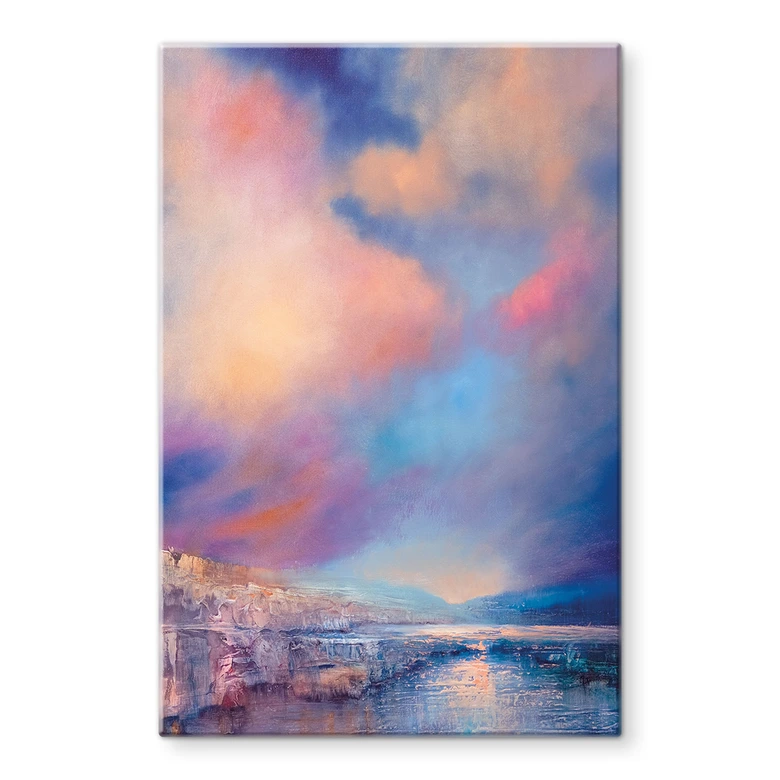 Glasbild Eisige Landschaft - Schmucker 