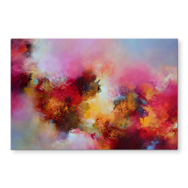 Glasbild Fedrau - Farbspiel 