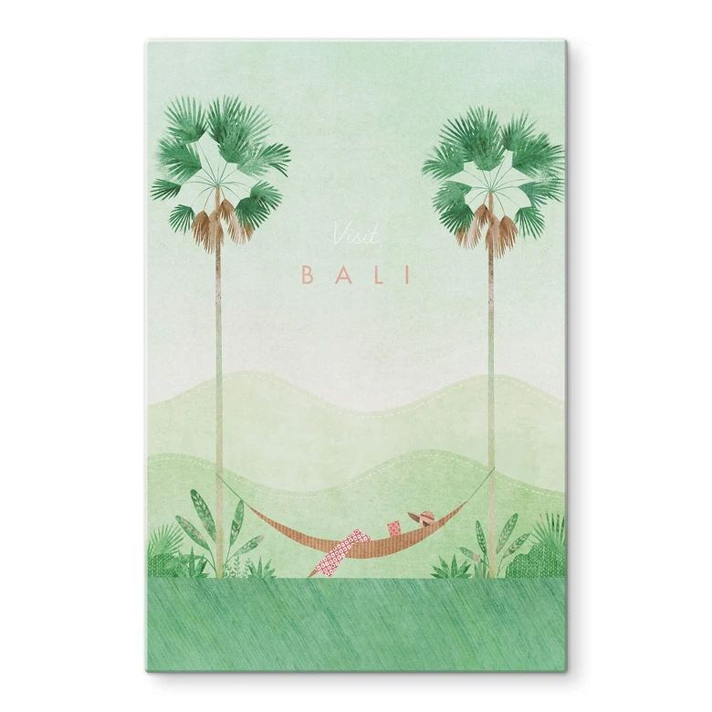 Glasbild Rivers - Bali 