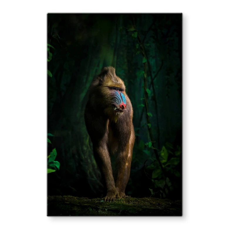 Tableau sur verre Yunta - Dans la jungle 