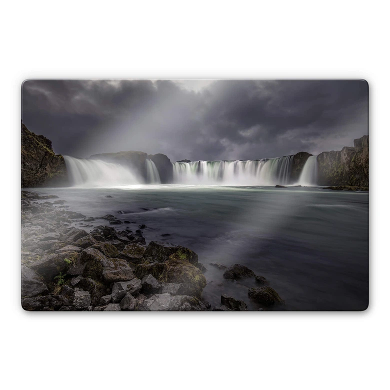 Glasbild Cuadrado - Gods of Water 