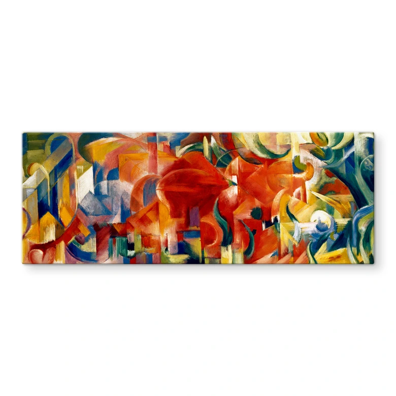 Tableau en verre - Formes joueuses - Panorama 