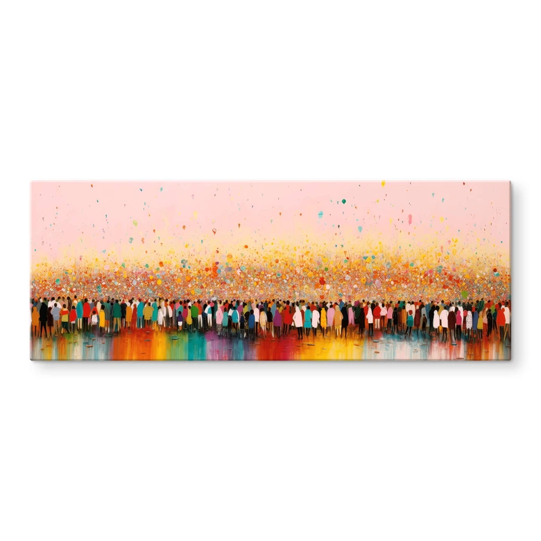 Tableau sur verre Treechild - Happy People 