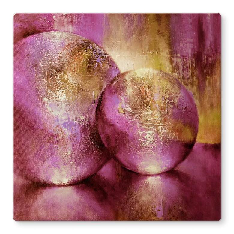 Tableau en verre Schmucker - Jeux de lumière - Carré 