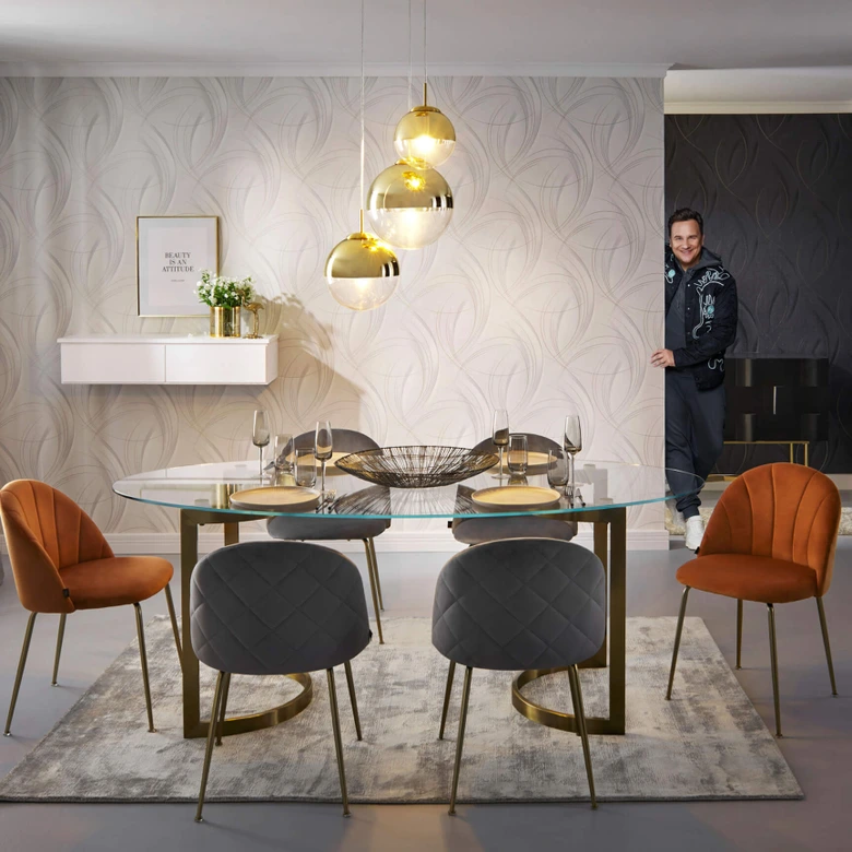 Guido Maria Kretschmer Vliestapete Fashion for Walls hellgrau 