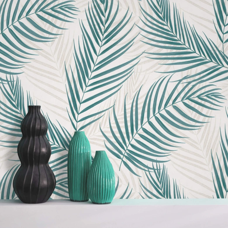 Guido Maria Kretschmer Vliestapete Fashion for Walls petrol 