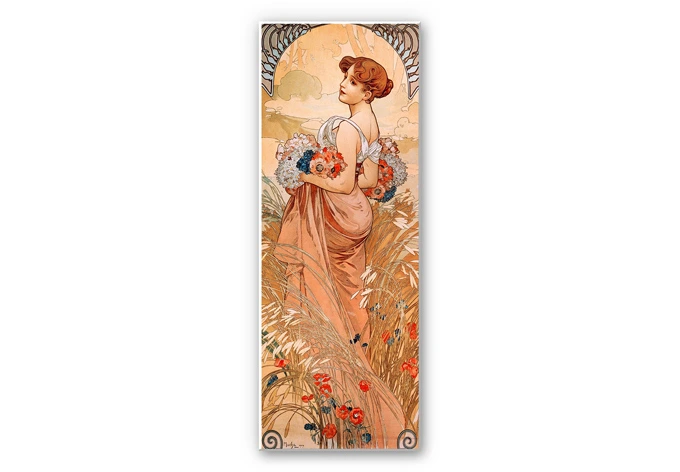 Wandbild Mucha - Jahreszeiten: Der Sommer 1900 