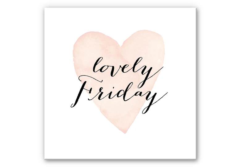 Wandbild Confetti & Cream - Lovely Friday 
