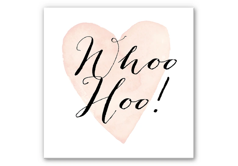 Wandbild Confetti & Cream - Whoo Hoo 