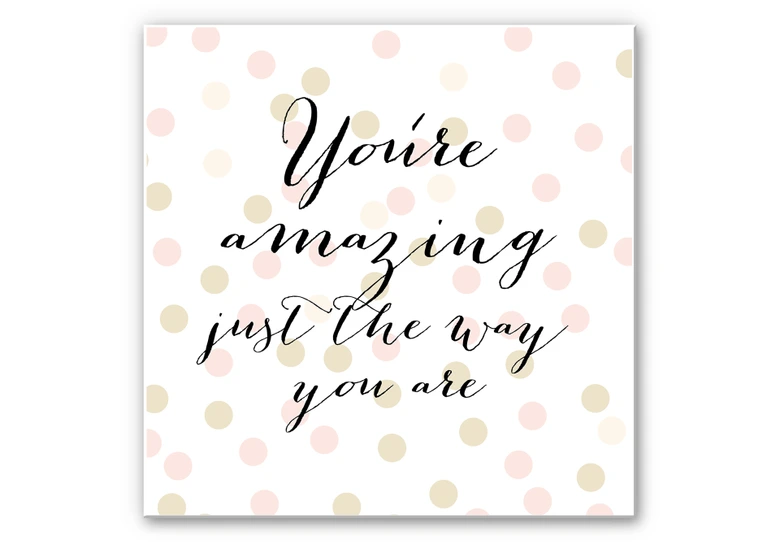 Wandbild Confetti & Cream - You are amazing 