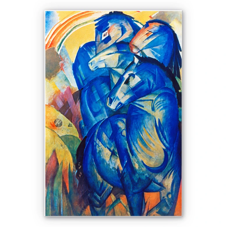 Wandbild Marc - Turm der blauen Pferde 