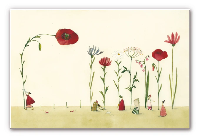 Wandbild Leffler - Blumensamen 