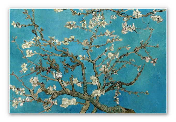Wanddecoratie van Gogh - Amandelbloesem 