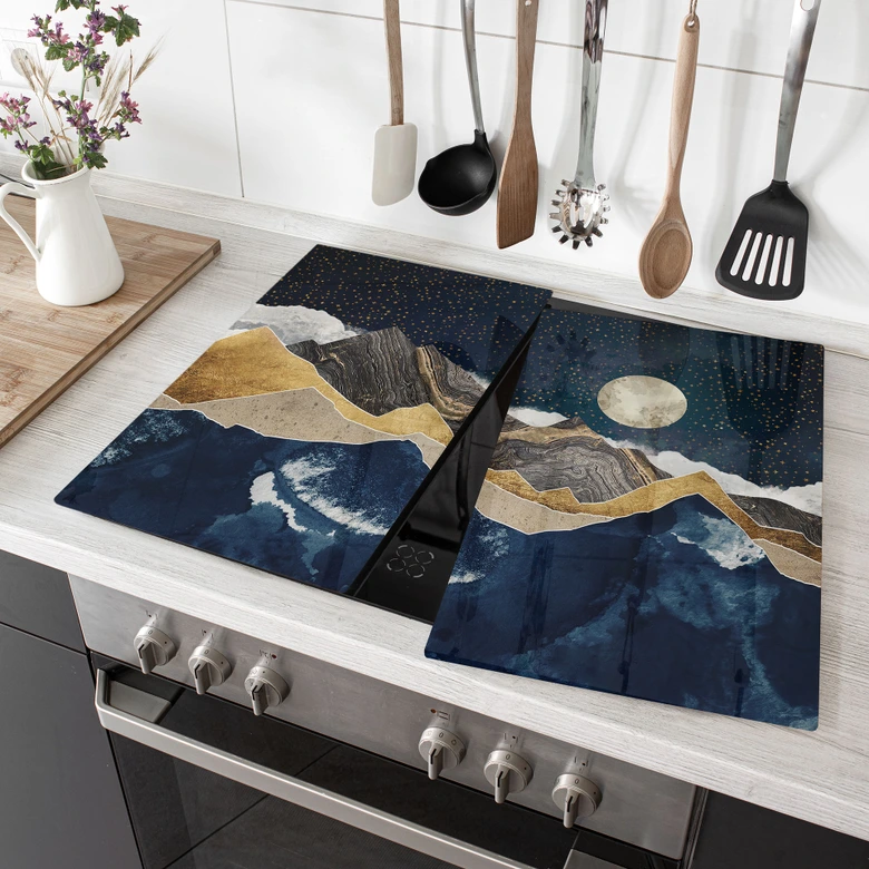 Stove cover plate - Starry sky in winter - SpaceFrog Designs 