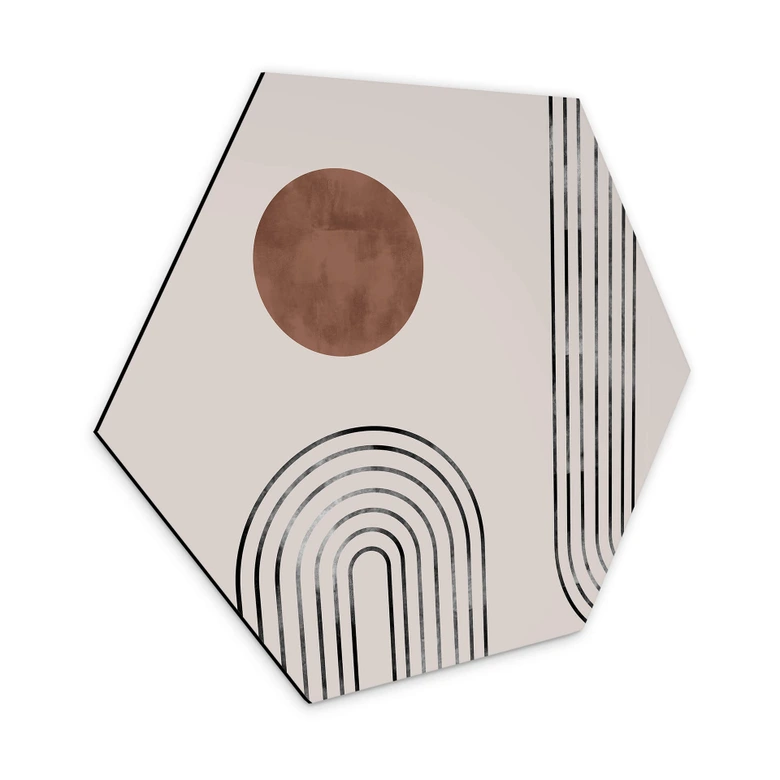 Hexagon - Alu-Dibond 1X Studio - Archs and Buds 