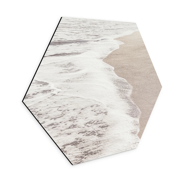 Hexagon Dibond Geluid van de zee - 1X Studio 