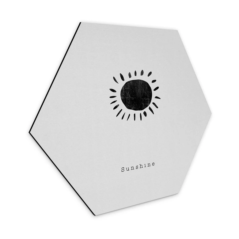 Hexagon - Alu-Dibond Orara Studio - Sunshine 