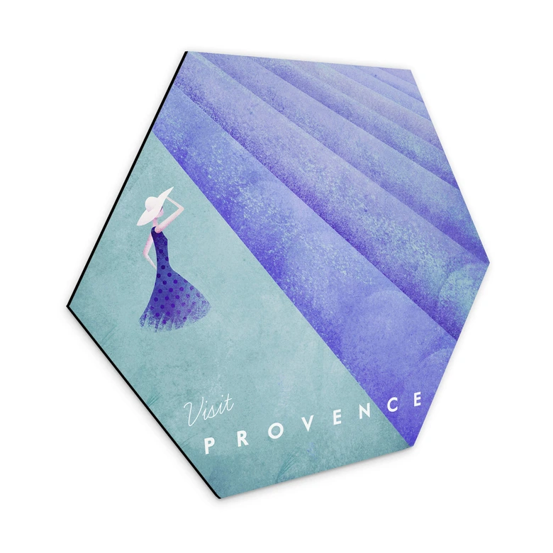 Hexagon - Alu-Dibond Rivers - Provence 