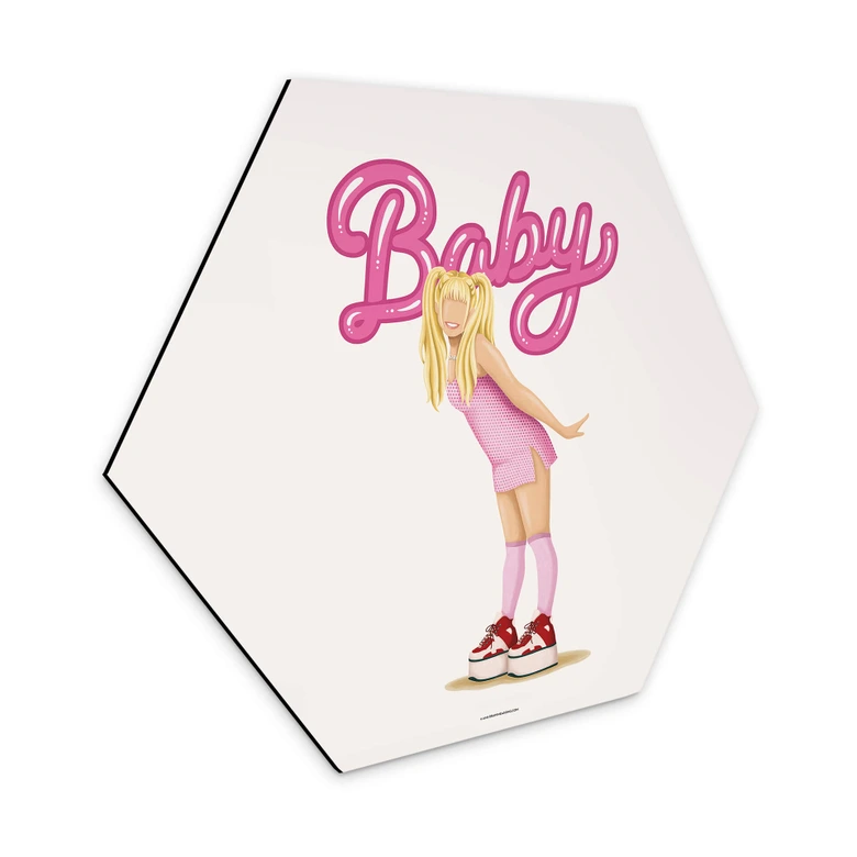 Hexagon - Alu-Dibond Tohmé - Baby 