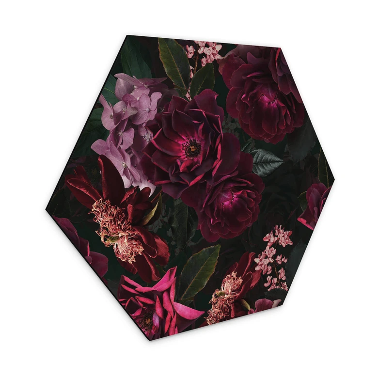 Hexagon Dibond UN Designs - Fleur de Paris 