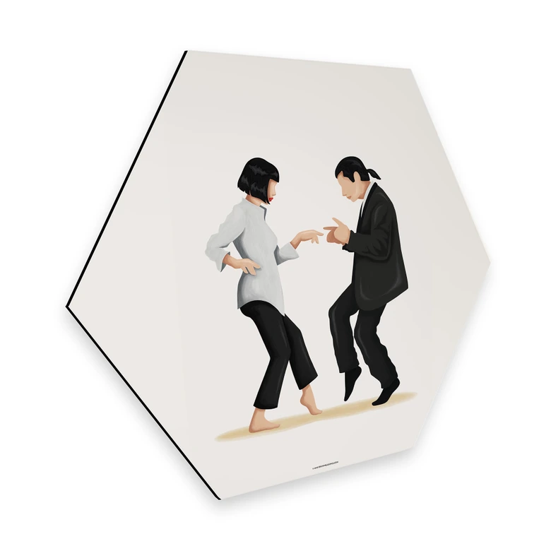 Hexagon - Alu-Dibond Tohmé - Pulp Fiction 