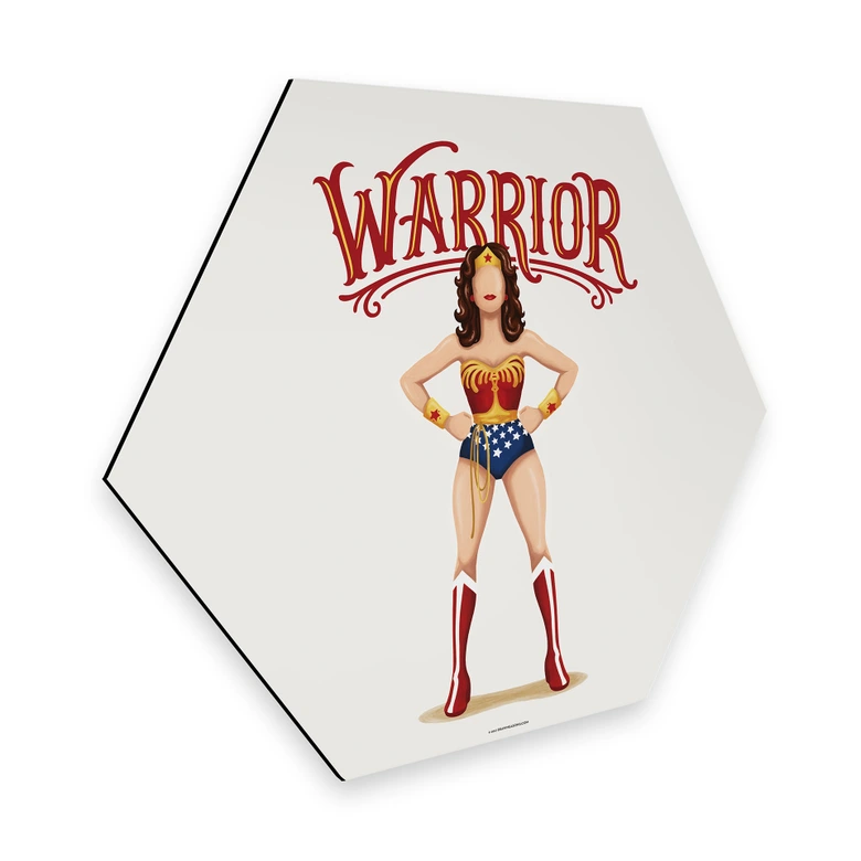 Hexagon - Alu-Dibond Tohmé - Wonderwoman 