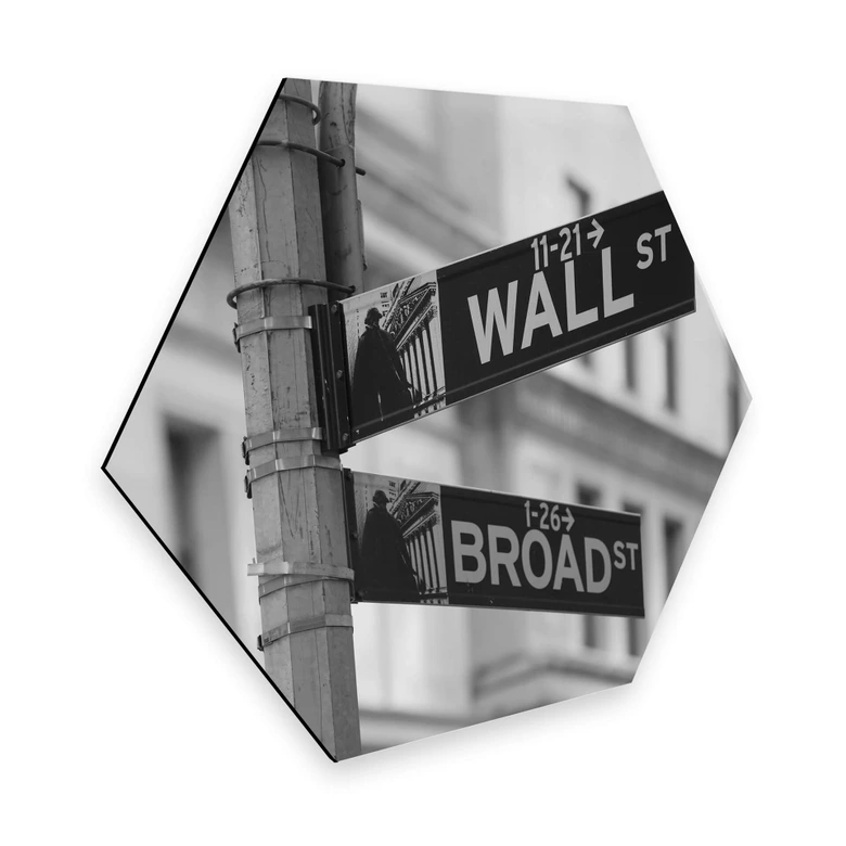 Hexagon - Alu-Dibond - Wallstreet 