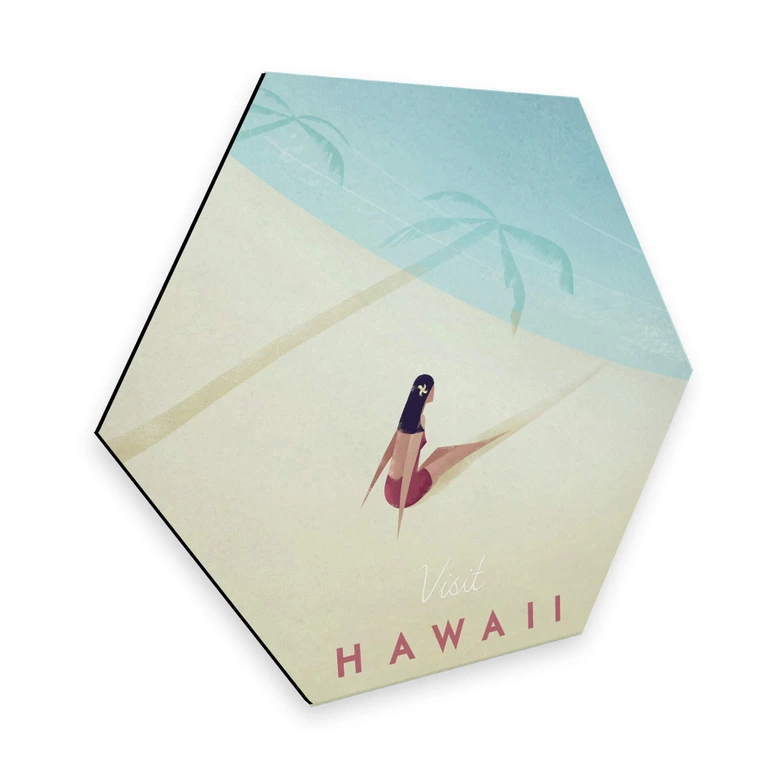 Hexagon - Alu-Dibond Rivers - Hawaii 