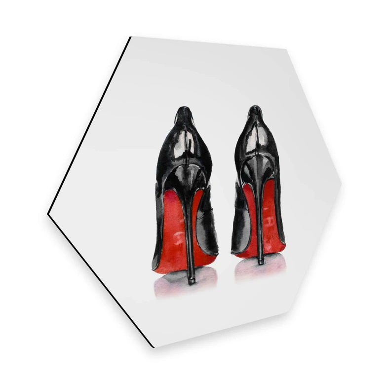 Hexagon - Alu-Dibond High Heels 