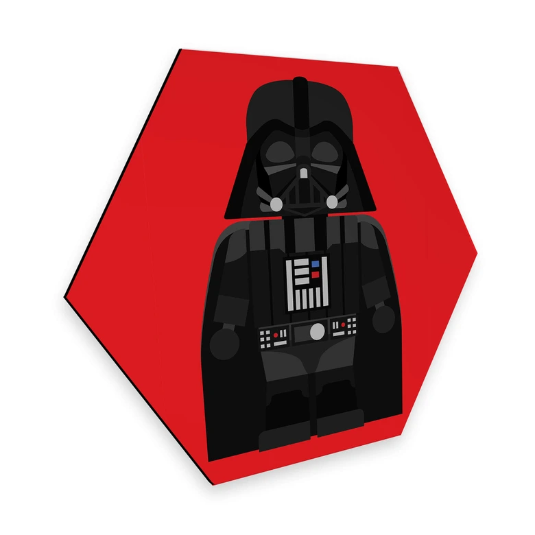 Hexagon - Alu-Dibond Gomes - Darth Vader 