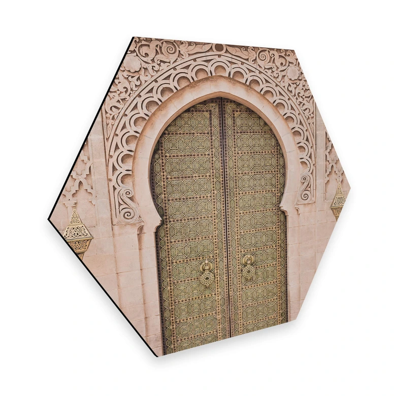 Hexagon Dibond Sisi & Seb - Moroccan Door 