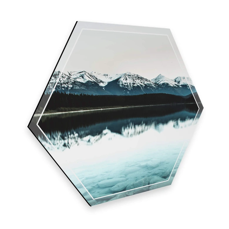 Hexagon - Alu-Dibond - Idylle 