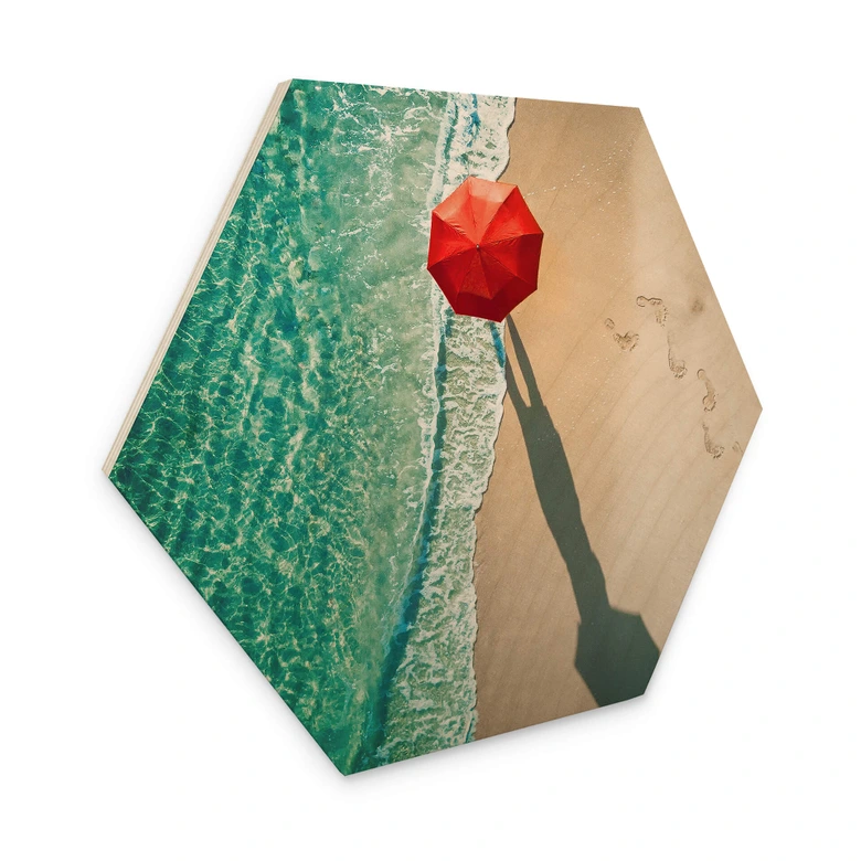 Hexagon - Holz Ambra - Am Meer entlang 