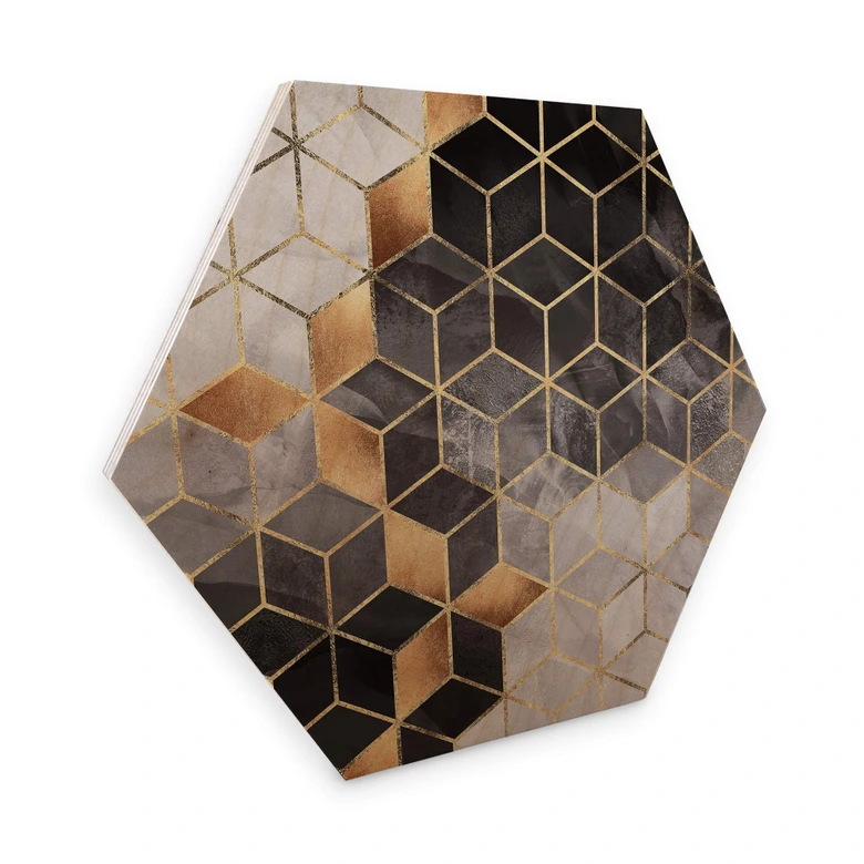 Hexagon Hout Fredriksson - Smoky Cubes 